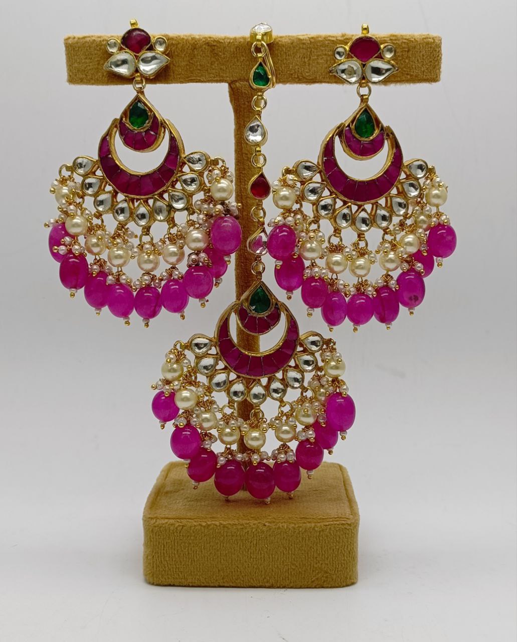 Buy Gold Plated Pachi Kundan Choker Necklace Set With Earrings and Online  in India  Etsy